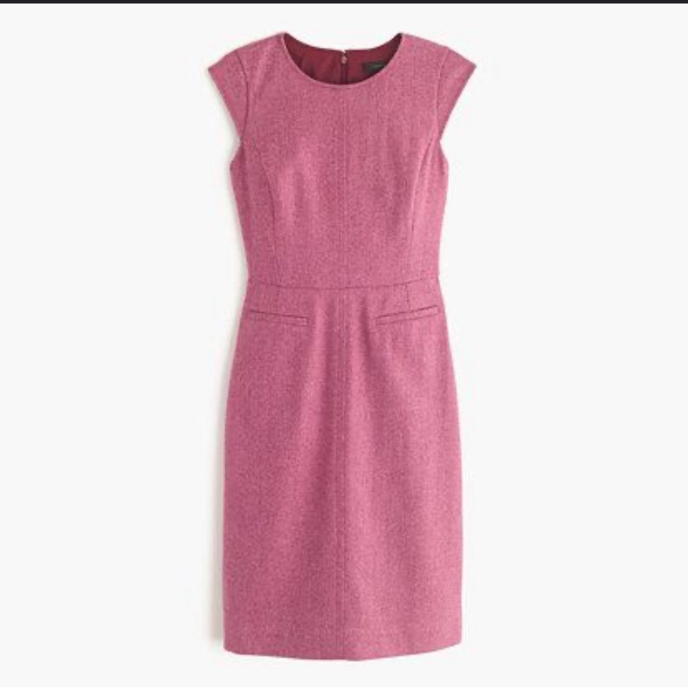 J Crew Donegal wool tweed dress